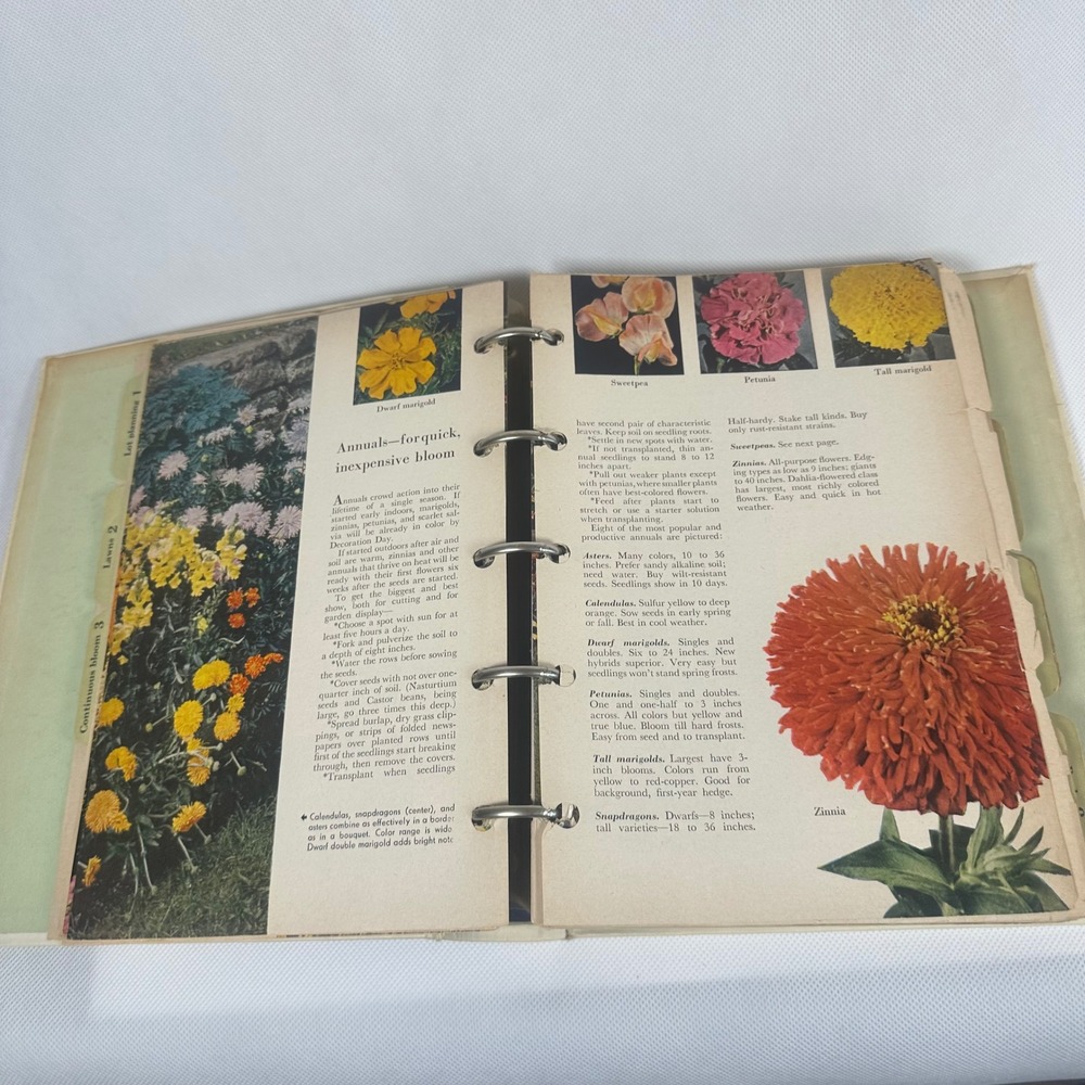 Vintage 1951 Better Homes and Gardens Garden Book First Edition 5 Ring Binder - Picture 6 of 10